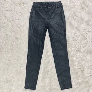 Fashionova Shimmer Leather Jeans